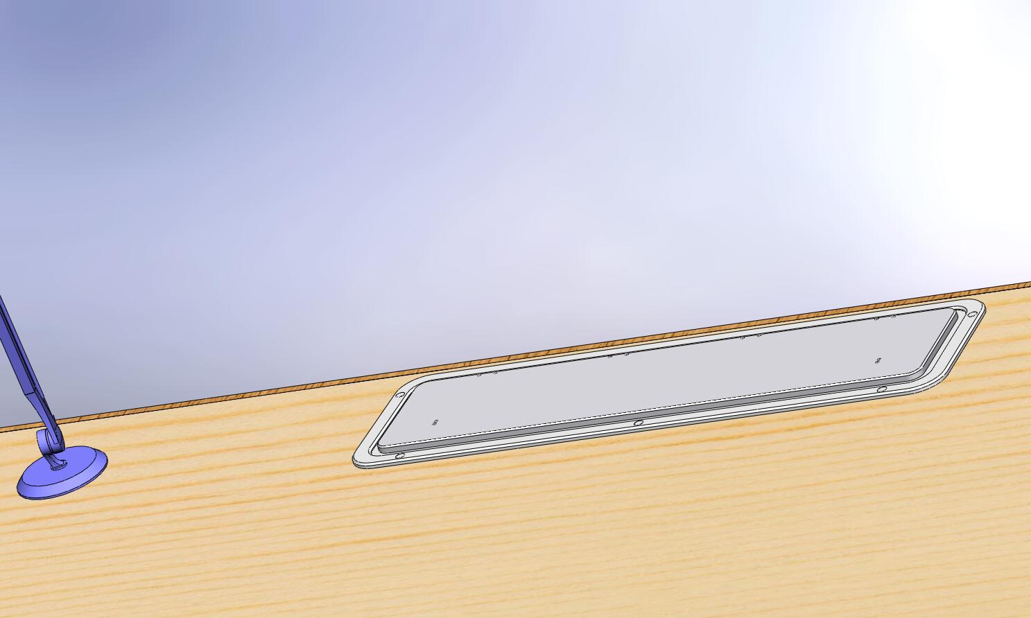 屏幕隐藏式机构